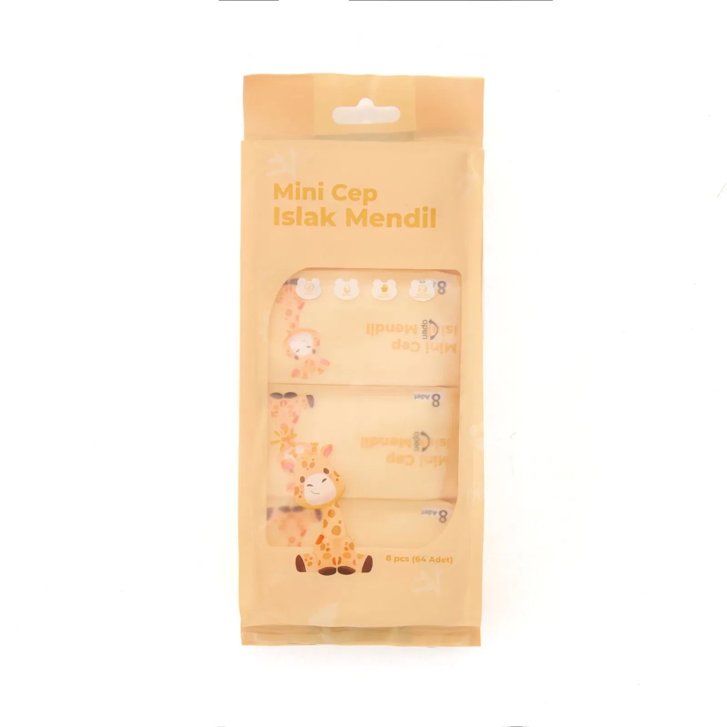 Mini Cep Islak Mendil Günlük Pratik 8'li Paket (5347)