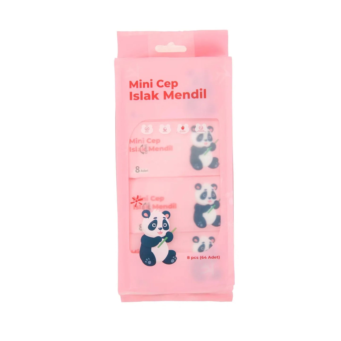 Mini Cep Islak Mendil Günlük Pratik 8'li Paket (5347)