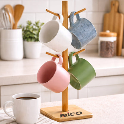 MİX ALTLIK =YUVARLAK - KARE BARDAK - FİNCAN ASACAK BAMBU - AHŞAP 35CM (5347)