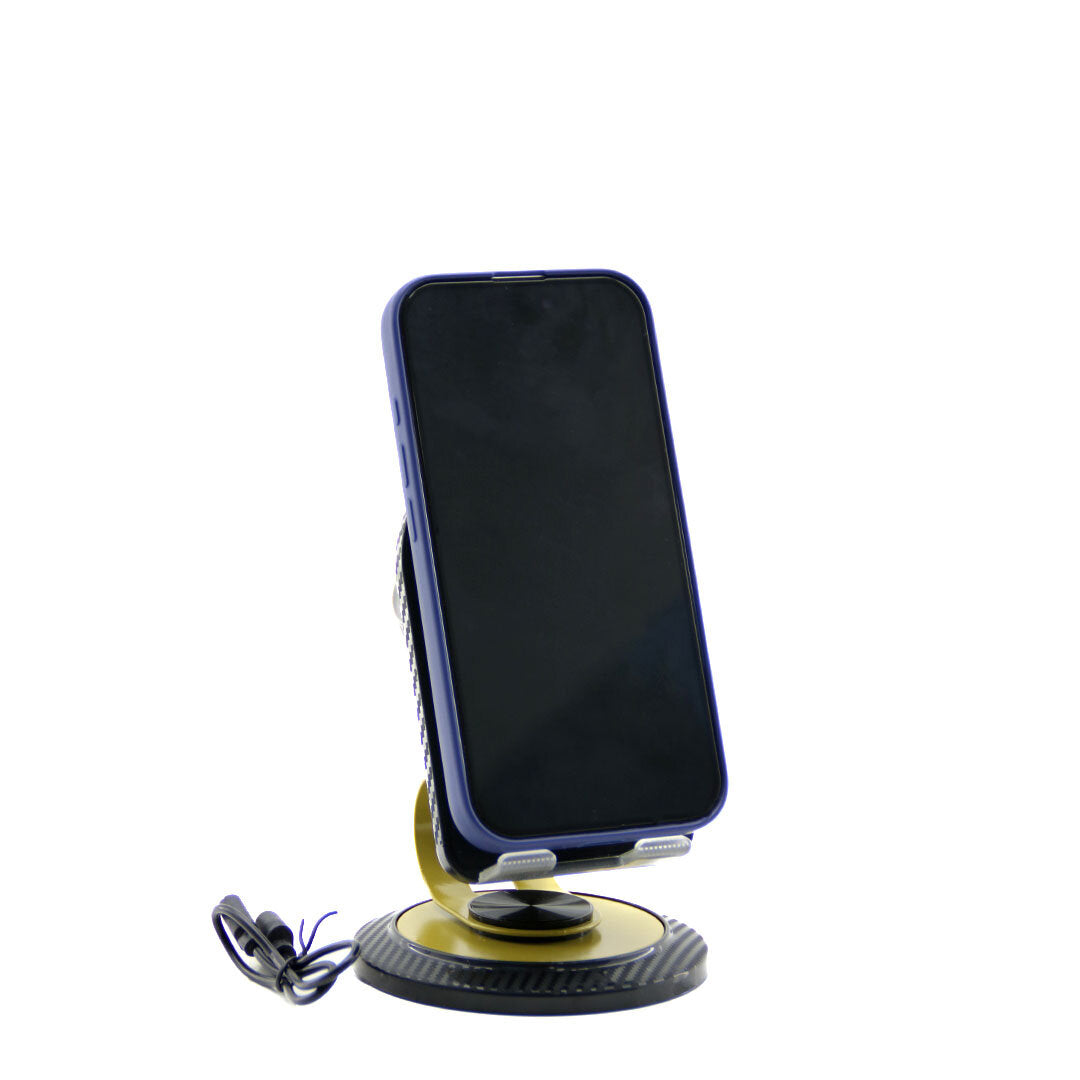 MOBILE PHONE 2IN1 BT SPEAKER HOPARLÖR = 5W ŞARJLI - MASA ÜSTÜ TELEFON TUTACAK = 360° DÖNEN STAND - OYNAR METAL AYAK (5347)