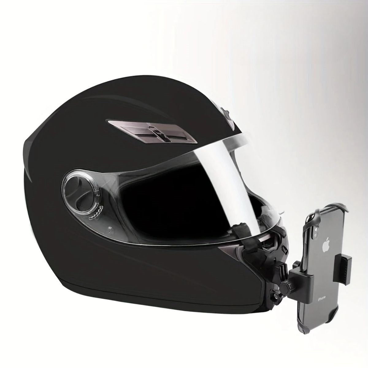Motorsiklet Kask Önü Takılan Telefon Tutucu Aksiyon Kamerası Takılabilen Aparat (5347)