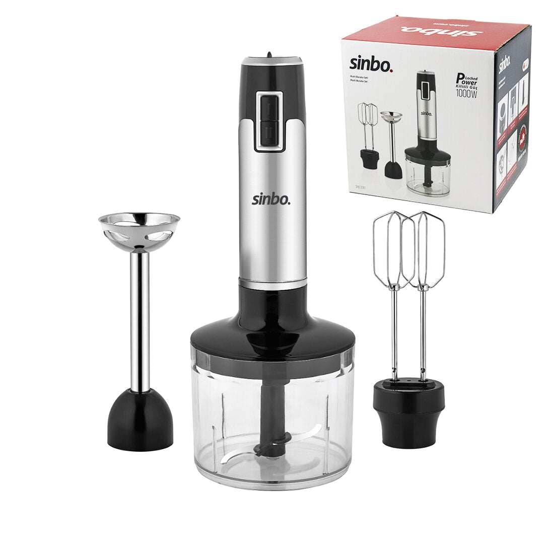 MULTİ TURBO EL BLENDER SETİ AYARLANABİLİR KADEME HIZ 700ML HAZNE SHB-3181 (5347)