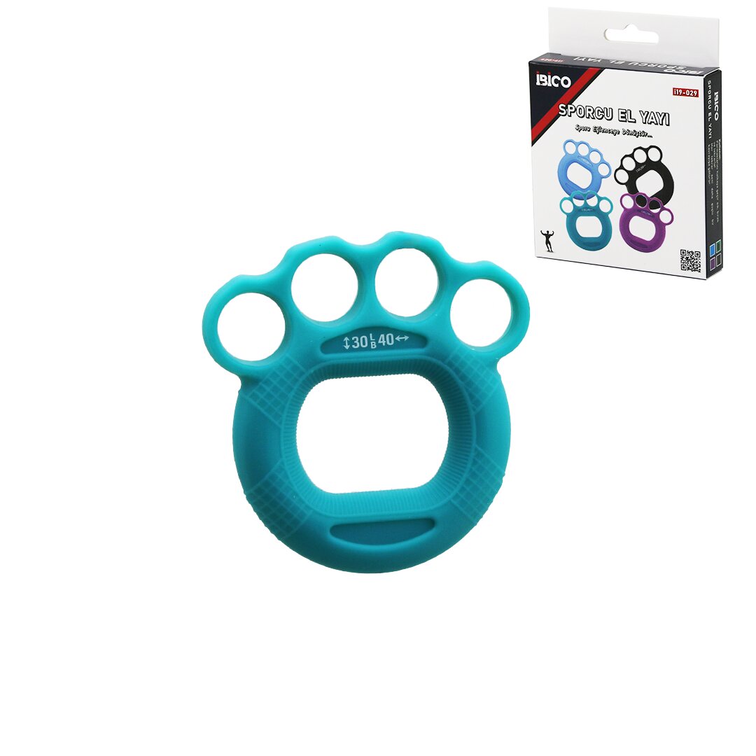 MUŞTA MODEL SPORCU SİLİKON EL YAYI ÇİFT KULLANIM = 40LBS - 50LBS (5347)