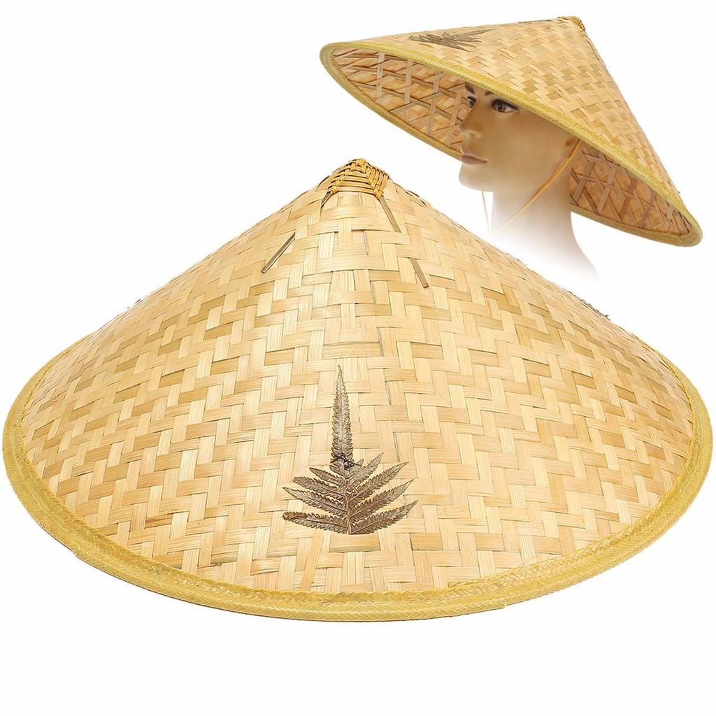 Natural Color Cambodia Khmer Vietnam Hat PVC Straw