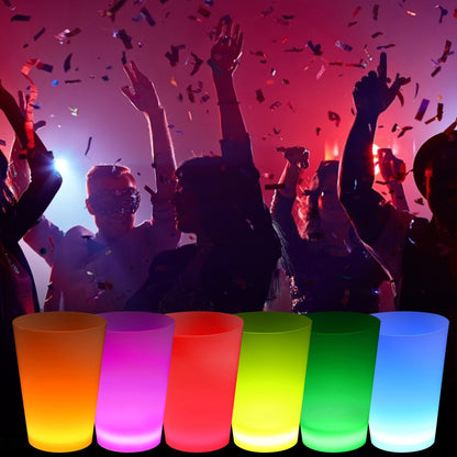 Neon Parti Glow Bardak 1.5 oz Karışık Renk 1 Adet Tekli (5347)