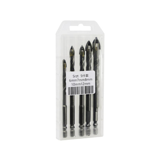 ARROWHEAD TYPE 5PCS MULTIPURPOSE DRILL BIT 6-7-8-10-12MM (5347)