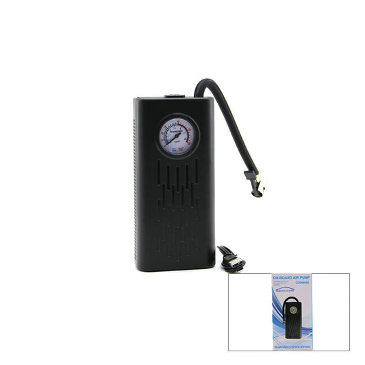 ON-BOARD AIR PUMP WITH CLOCK - RECHARGEABLE TIRE PUMP COMPRESSOR RY-1132 (5347)
