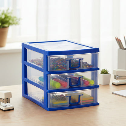Mini 3-Drawer Nightstand Organizer