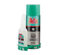 MEDIUM 200ML+50GR QUICK ADHESIVE (5347)