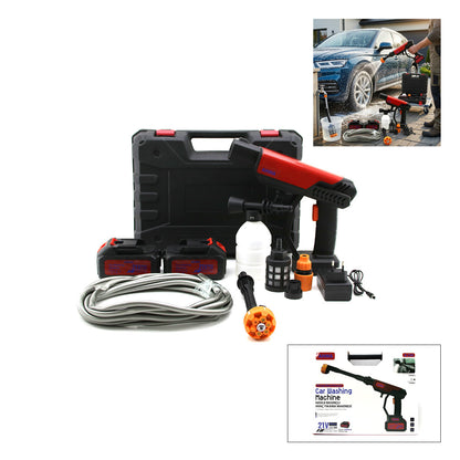 OTO - ARAÇ YIKAMA MAKİNESİ ŞARJLI - YEDEK BATARYALI 135W - 19000 RPM 12000 mAh - 21V 0.62bar A-130 (5347)