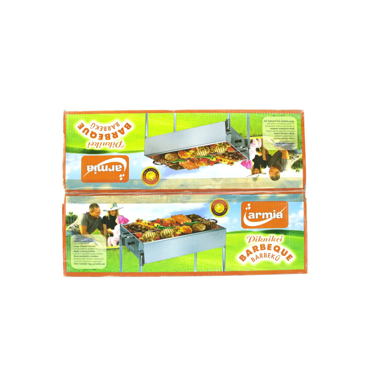 PASLANMAZ MANGAL PORTATİF AYAKLI - STANDLI 70CM (5347)