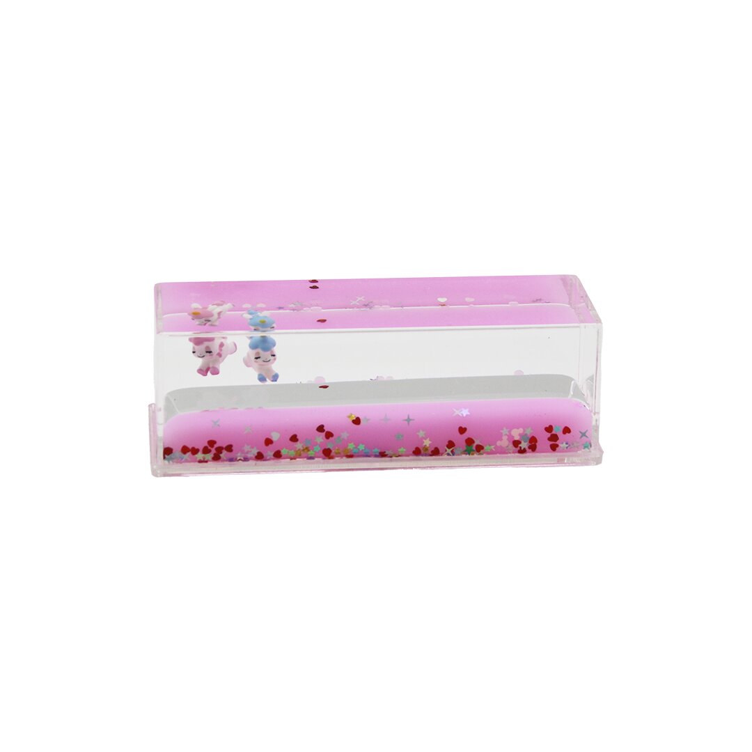 PEMBE SU HAYVAN - YILDIZ D.GEN MİKA YÜZEN BATMAYAN DEKORATİF BİBLO AKVARYUM4.7X13.6X4.5CM (5347)