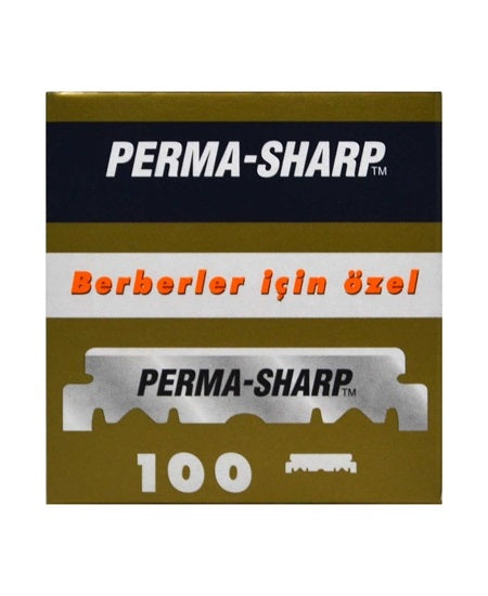 PERMA-SHARP شفرة حلاقة نصفية 100 قطعة (5347)
