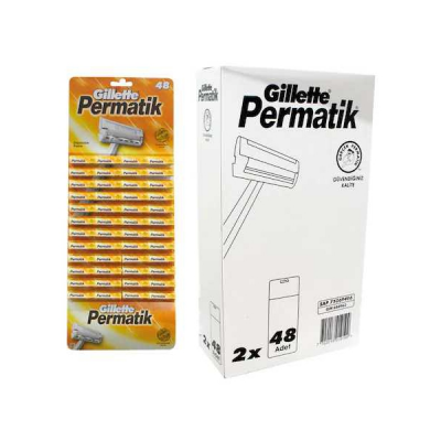 PERMATİK شفرة حلاقة ذات يد واحدة 96 قطعة (5347)
