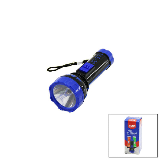 PİLLİ   MİNİ=11.2CM  LED EL FENERİ  75LÜMEN   OUTPUT: 1.5V   RENKLİ PLASTİK (5347)