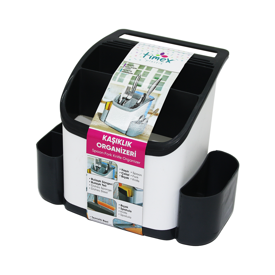 PLASTIC CUTLERY ORGANIZER COUNTERTOP (5347)