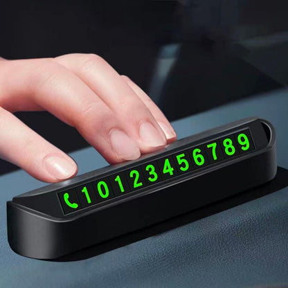Pratik Fosforlu Telefon Numarası Yamzak İçin Araç İçi Oto Numaratör Numaralık (5347)