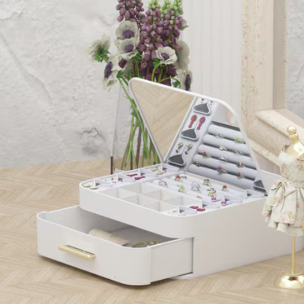 Mirrored Jewelry Organizer