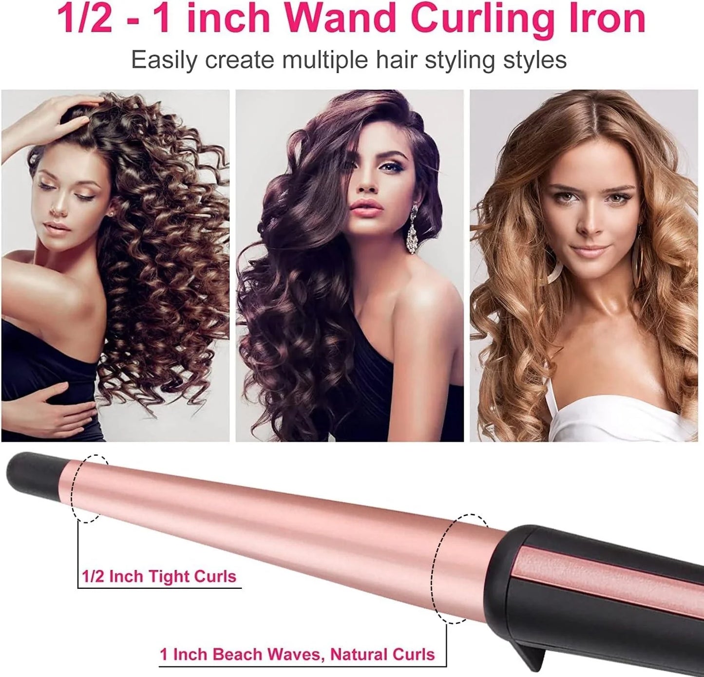 Professional Conical Curling Iron GW-7300 (5347)
