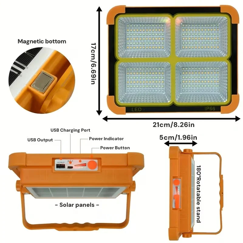 ProKAMA Ledli Solar Projektör 200W BK-200W (5347)