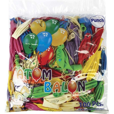 PUNCH - LARGE BALLOON 100 PIECES (5347)