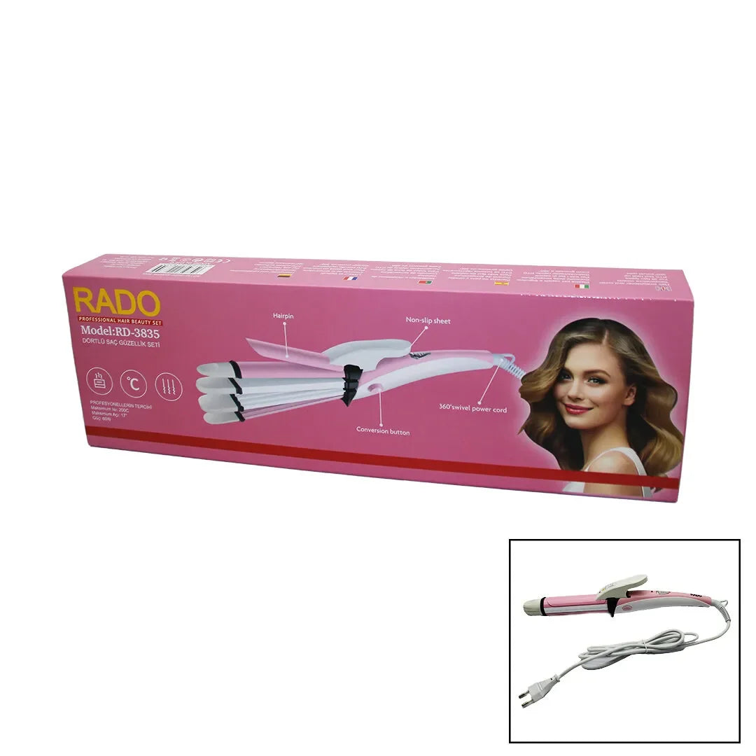 Rado RD-3835 Hair Styler Beauty Set - 4-piece, 60W (5347)