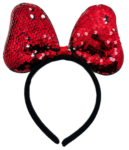 Color-Changing Sequin Bow Party Tiara