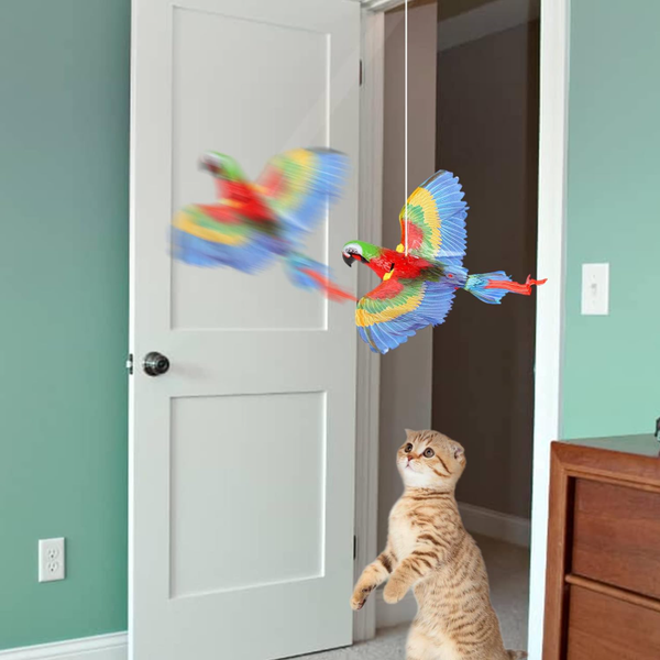 Flying Parrot Cat Toy
