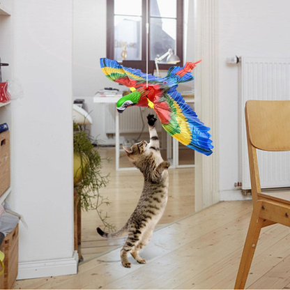 Flying Parrot Cat Toy