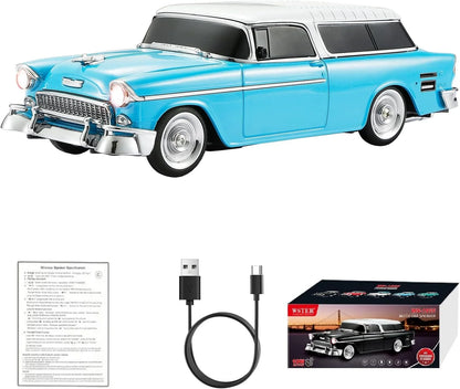 Retro Klasik Araba Bluetooth Hoparlör Kablosuz HD Ses FM Radyo YG-1955 (5347)