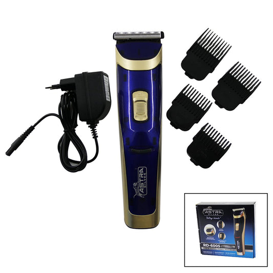 SAÇ SAKAL KESME TRAŞ MAKİNESİ FİŞ ŞARJLI - LED GÖSTERGE - RENKLİ KROM KAPLAMA GÖVDE  RD-6005 (5347)