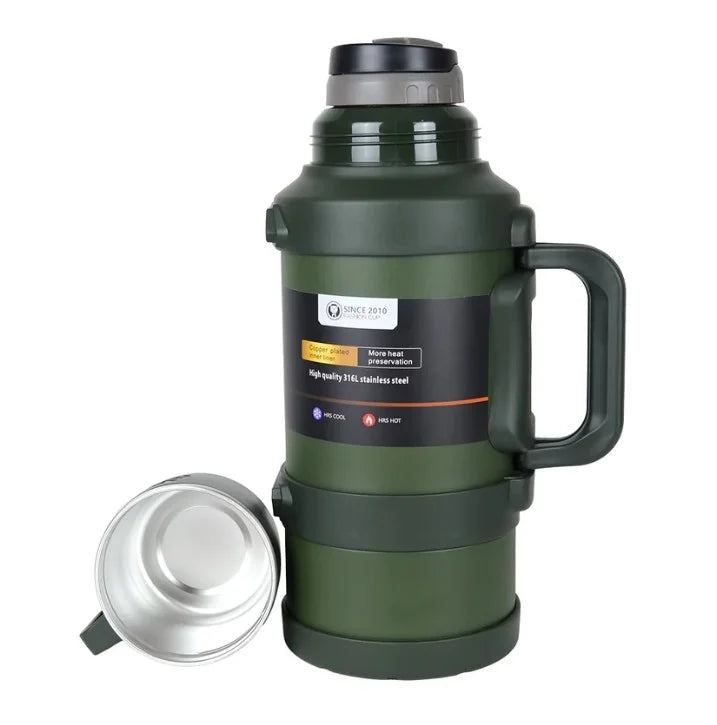 Safe Paslanmaz Çelik 3.2 Litre Termos 48 Saat Sıcak Soğuk Tutma (5347)