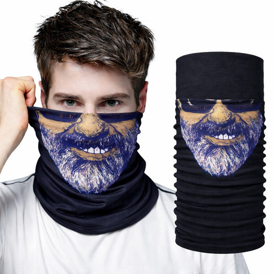 Beard Face Pattern Baf Buff - Multi-Purpose Neck Gaiter & Mask No. 1 (5347)