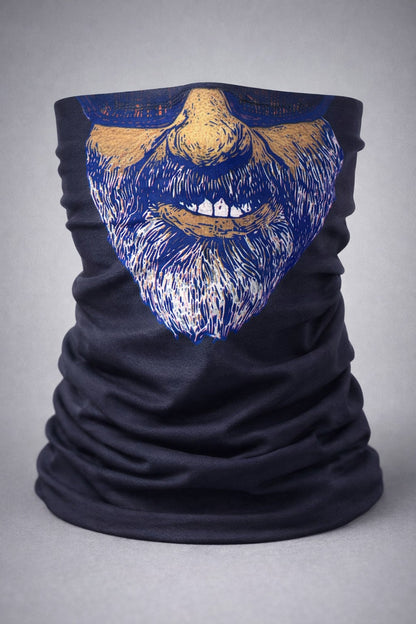 Beard Face Pattern Baf Buff - Multi-Purpose Neck Gaiter & Mask No. 1 (5347)