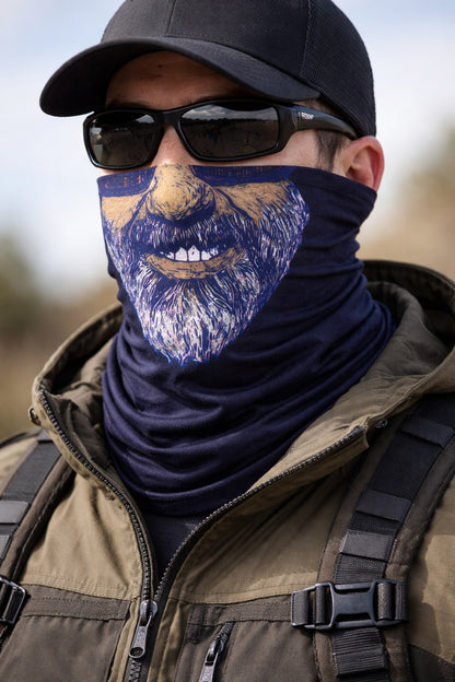 Beard Face Pattern Baf Buff - Multi-Purpose Neck Gaiter & Mask No. 1 (5347)
