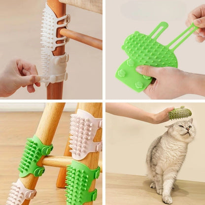 Adjustable Silicone Cat Scratcher that Can Be Attached to a Chair Leg (5347)