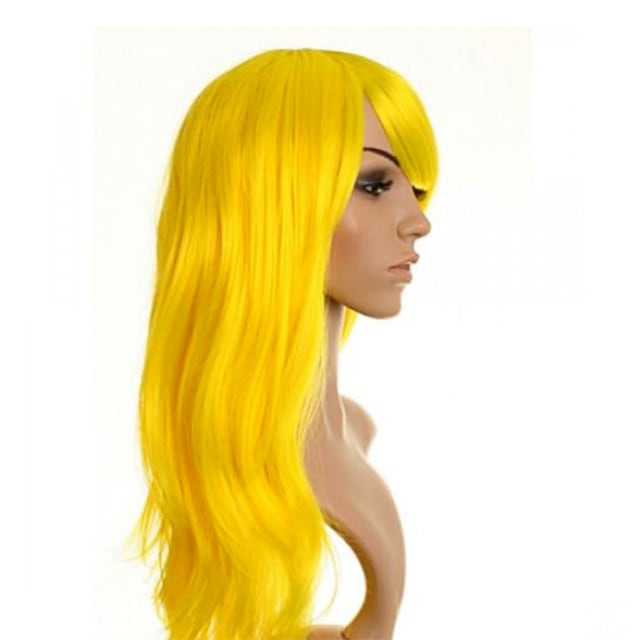 Yellow Long Party Wig