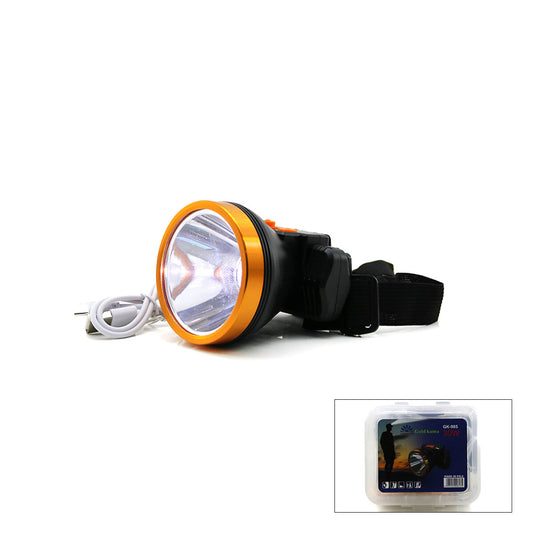 RECHARGEABLE 30W HEADLAMP FLASHLIGHT USB - TYPE-C GRADIENT LIGHT (5347)