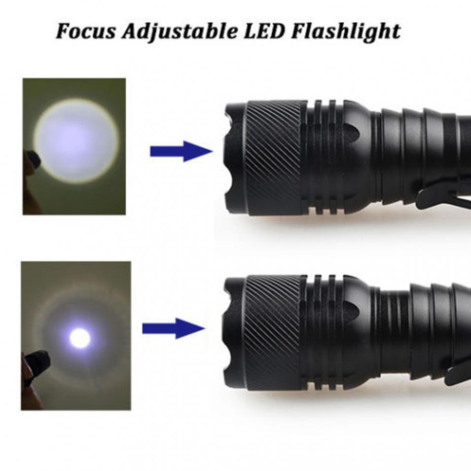 مصباح يدوي صغير قابل لإعادة الشحن بتقنية Cree Led 500 لومن (5347)