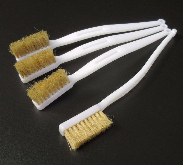 Multi-Purpose Detail Cleaning Brush with White Handle