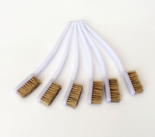Multi-Purpose Detail Cleaning Brush with White Handle