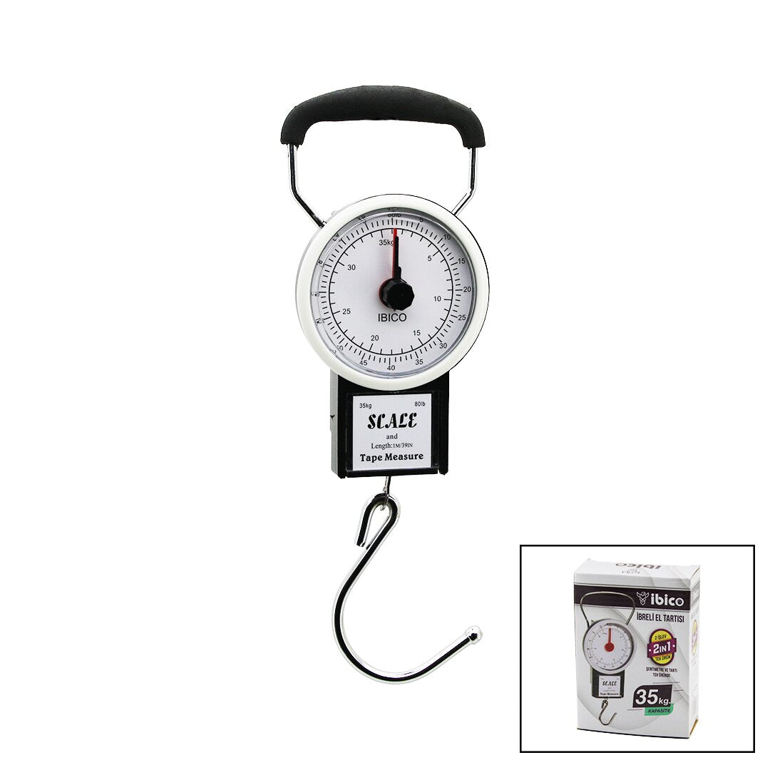 ميزان إبرة 2 في 1 من SCALE - شريط قياس (5347)