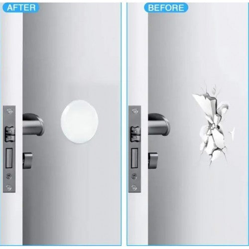 Clear Silicone Furniture and Door Stop Bumper Pad, 6-Pack (5347)