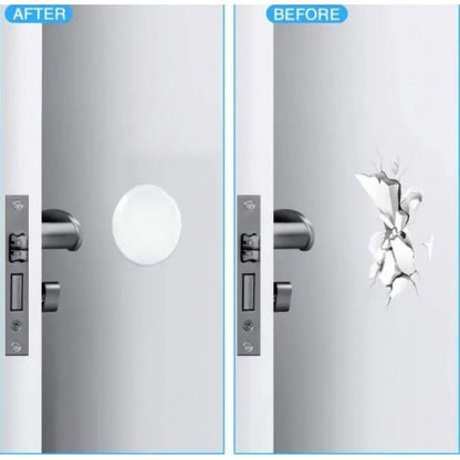 Clear Silicone Furniture and Door Stop Bumper Pad, 6-Pack (5347)