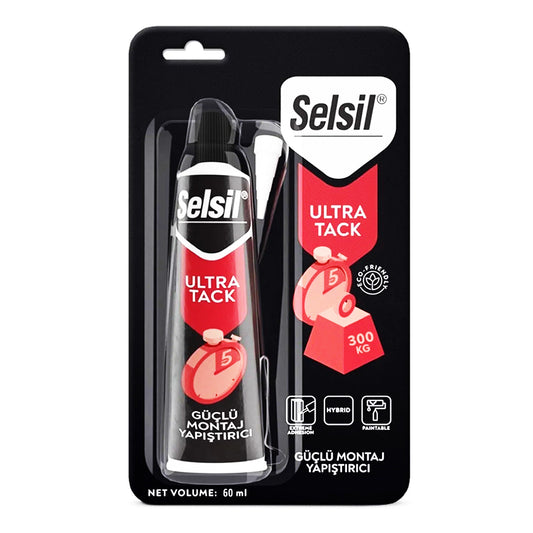 SELSIL MOUNTING ADHESIVE WHITE ULTRA TACK 60ML (5347)