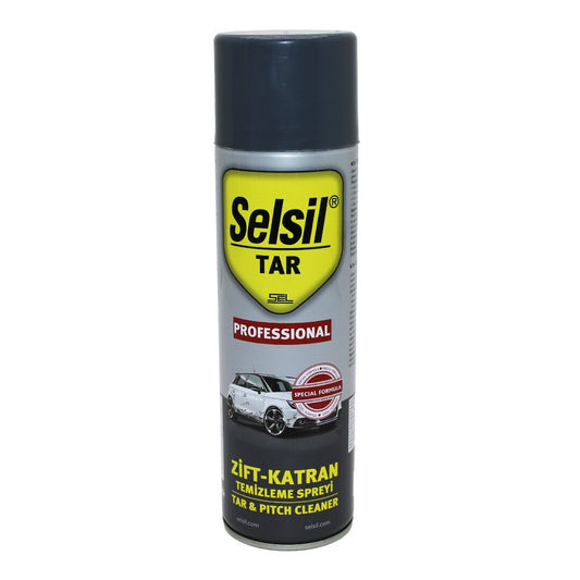 SELSİL قار - اسفلت - مزيل القطران بخاخ 500 مل للأوساخ - الزيوت (5347)