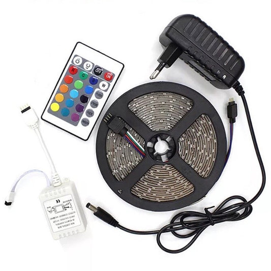 Şerit Led 5 Metre Kumandalı Animasyonlu RGB (5347)