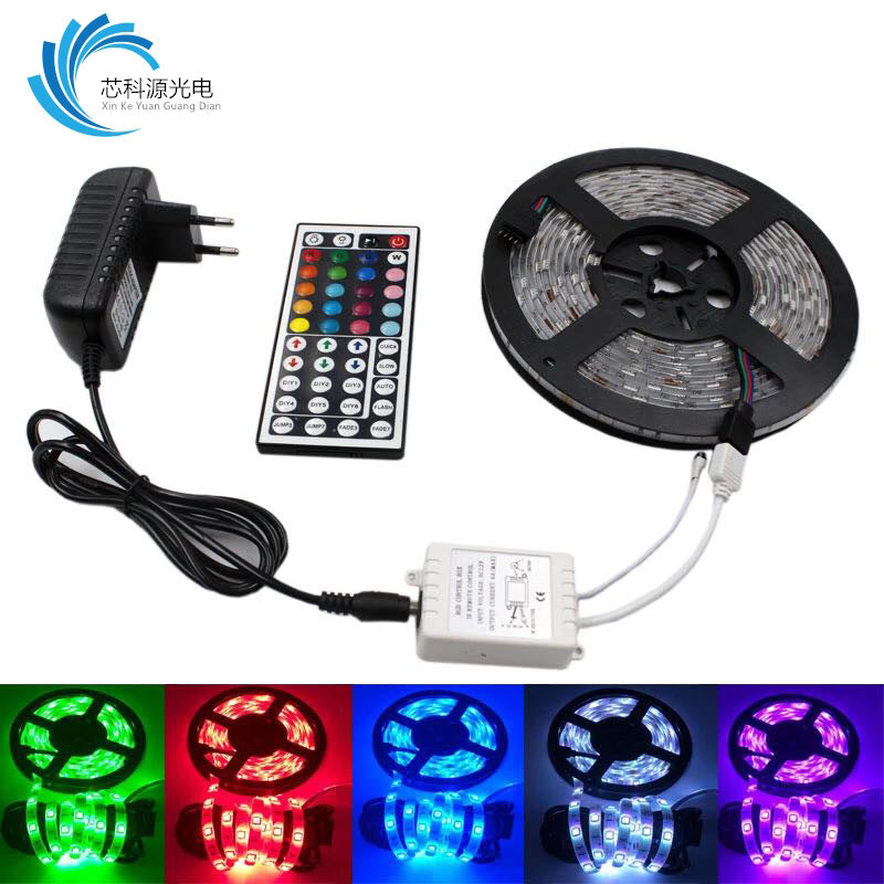 شريط إضاءة ليد بطول 5 أمتار بتحكم عن بعد، RGB متحرك (5347)