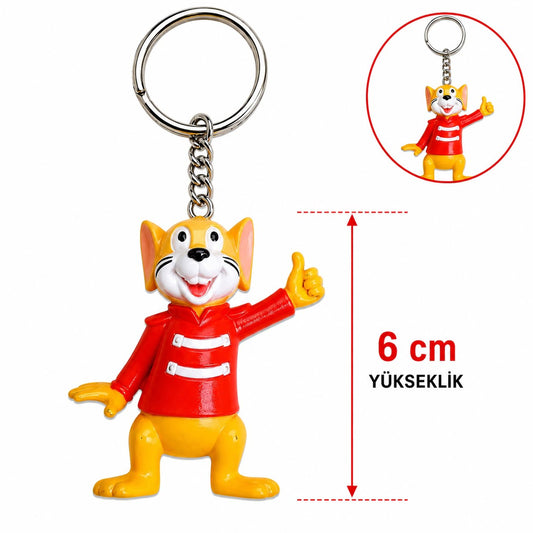 Sevimli Fare Figürlü Anahtarlık 6 Cm (5347)