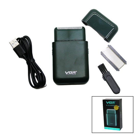 SEYAHAT TİPİ 2IN1 SIFIR SAKAL - ÇİZİM TRAŞ MAKİNESİ USB ŞARJLI V-390 (5347)